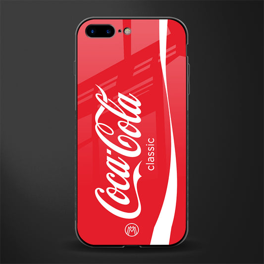 coca cola classic glass case for iphone 8 plus image