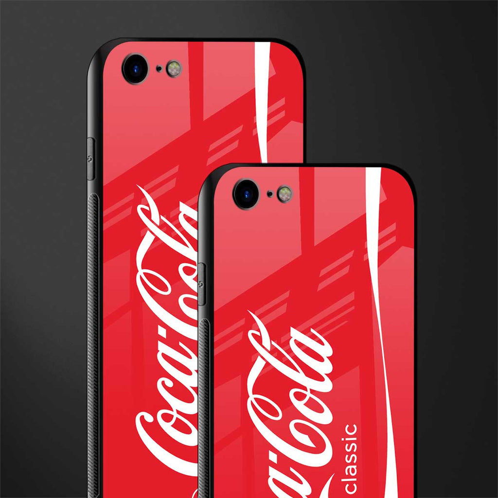 coca cola classic glass case for iphone 8 image-2