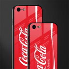coca cola classic glass case for iphone 8 image-2