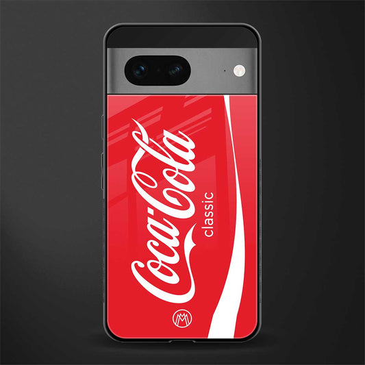 coca cola classic back phone cover | glass case for google pixel 7