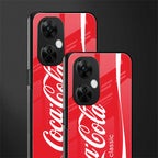 coca cola classic back phone cover | glass case for oneplus nord ce 3 lite