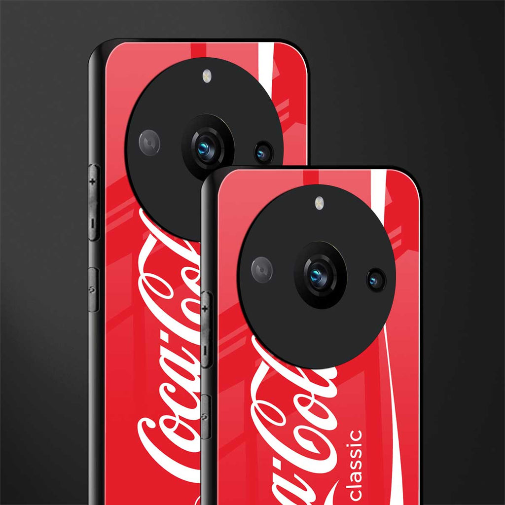 coca cola classic back phone cover | glass case for realme 11 pro 5g