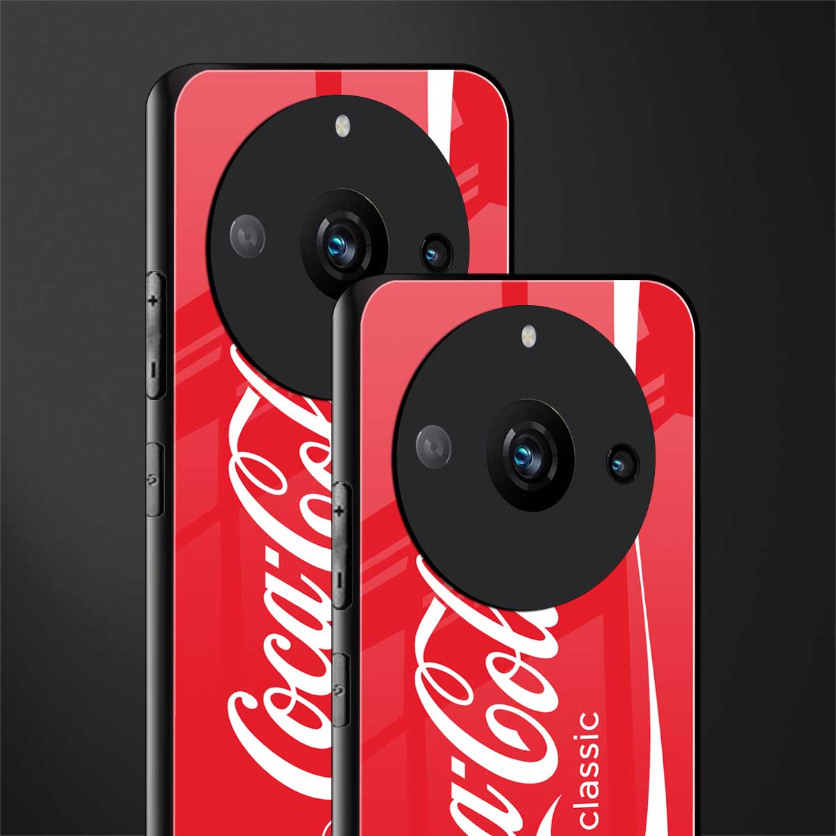 coca cola classic back phone cover | glass case for realme 11 pro 5g