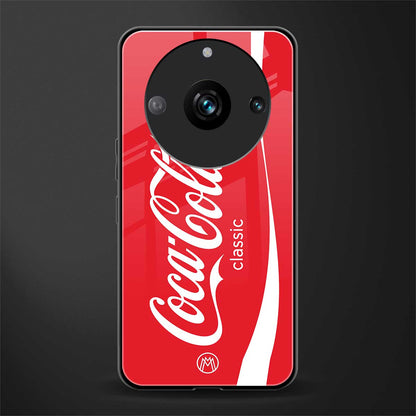 coca cola classic back phone cover | glass case for realme 11 pro 5g