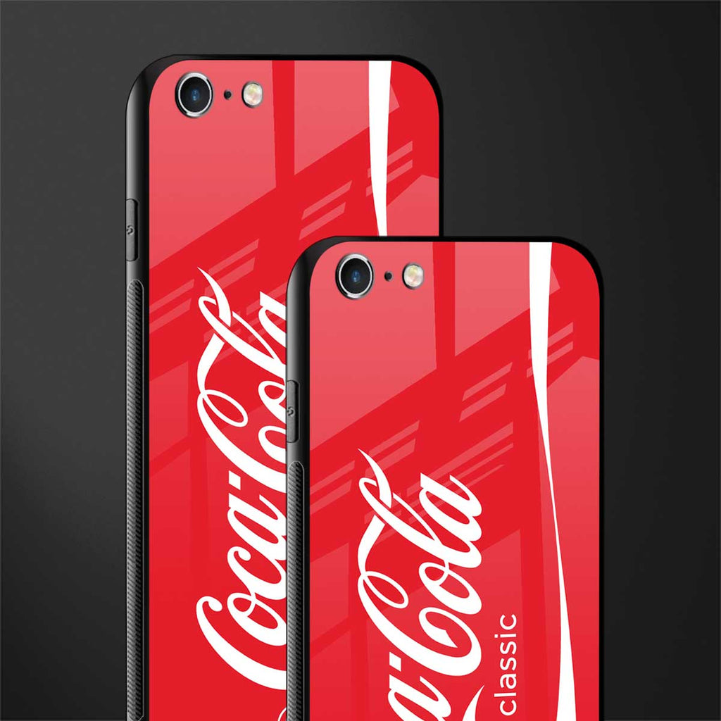 coca cola classic glass case for iphone 6 plus image-2