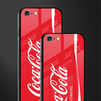 coca cola classic glass case for iphone 6 image-2