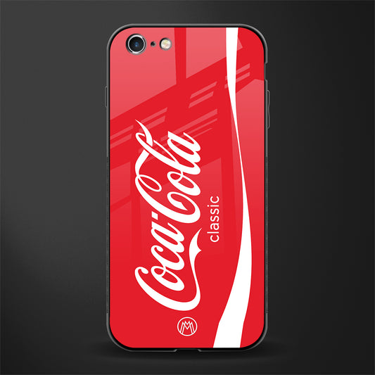 coca cola classic glass case for iphone 6 image