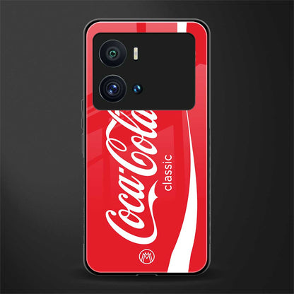 coca cola classic back phone cover | glass case for iQOO 9 Pro