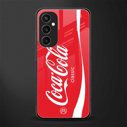 coca cola classic back phone cover | glass case for samsung galaxy s23 fe 5g