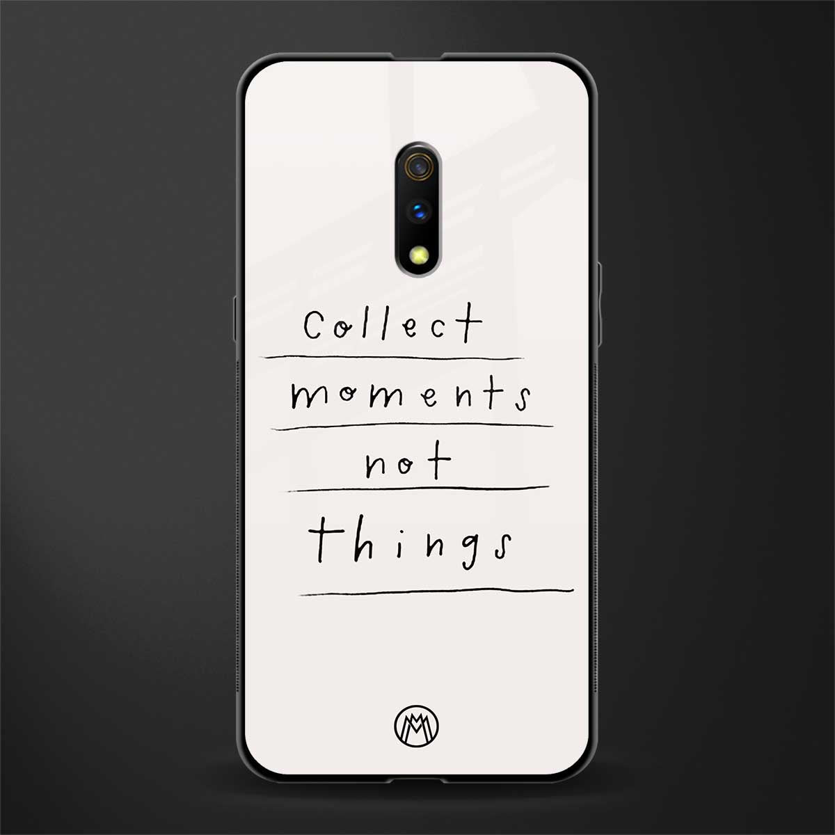 collect moments not things glass case for oppo k3 image