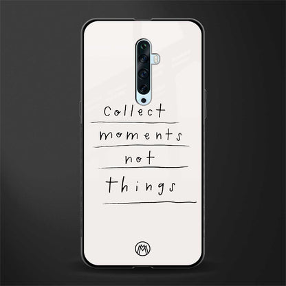 collect moments not things glass case for oppo reno 2z image