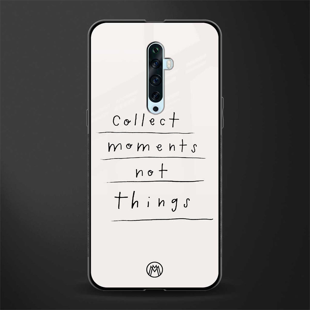 collect moments not things glass case for oppo reno 2f image