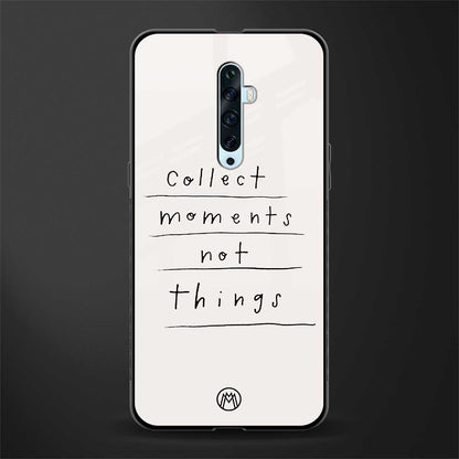collect moments not things glass case for oppo reno 2f image