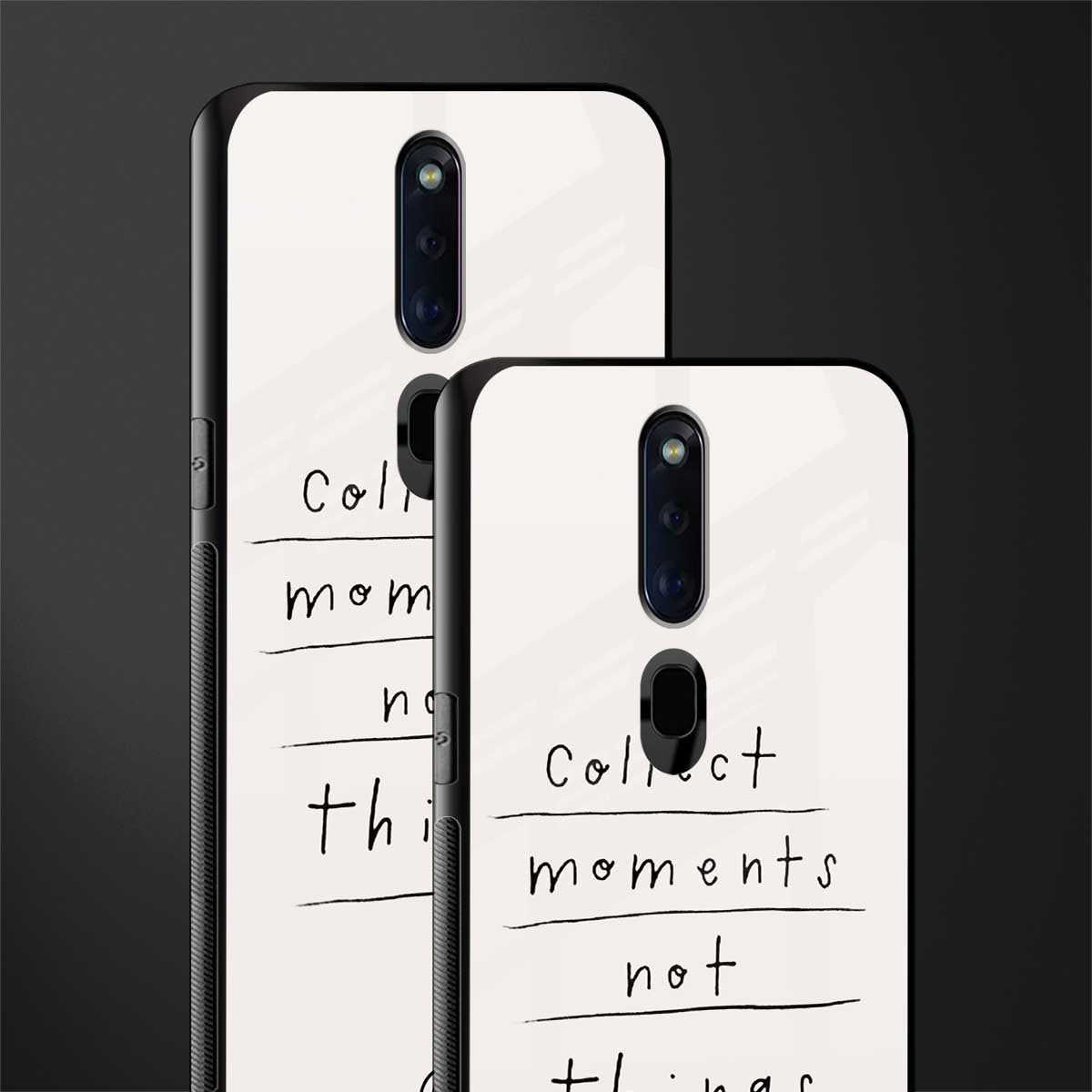 collect moments not things glass case for oppo f11 pro image-2