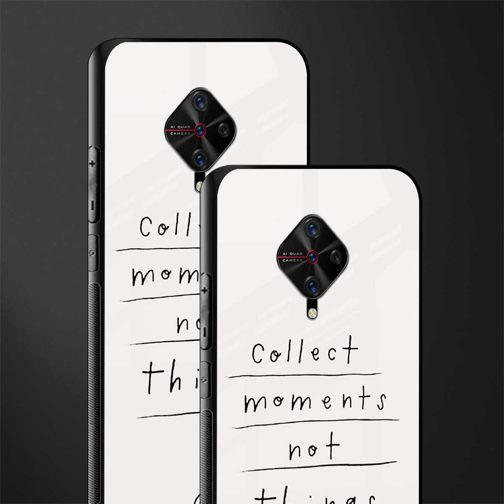 collect moments not things glass case for vivo s1 pro image-2