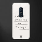 collect moments not things glass case for vivo v17 pro image
