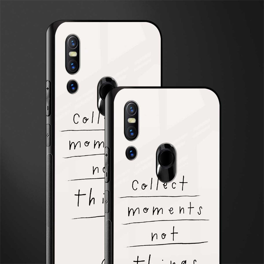 collect moments not things glass case for vivo v15 image-2