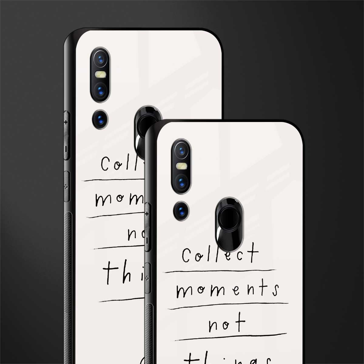 collect moments not things glass case for vivo v15 image-2