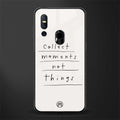 collect moments not things glass case for vivo v15 image