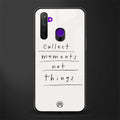 collect moments not things glass case for realme 5 image