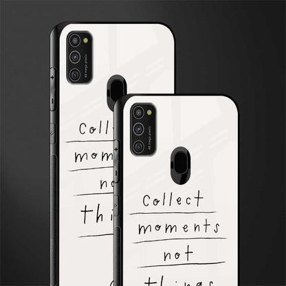 collect moments not things glass case for samsung galaxy m21 image-2