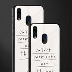 collect moments not things glass case for samsung galaxy m10s image-2