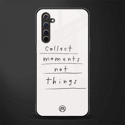 collect moments not things glass case for realme 6i image