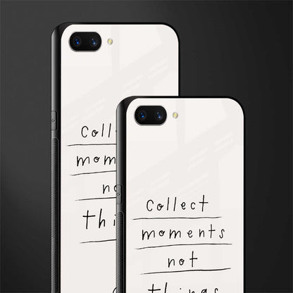 collect moments not things glass case for realme c1 image-2