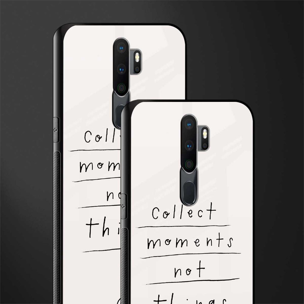 collect moments not things glass case for oppo a9 2020 image-2