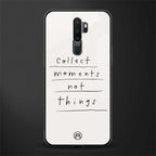 collect moments not things glass case for oppo a5 2020 image