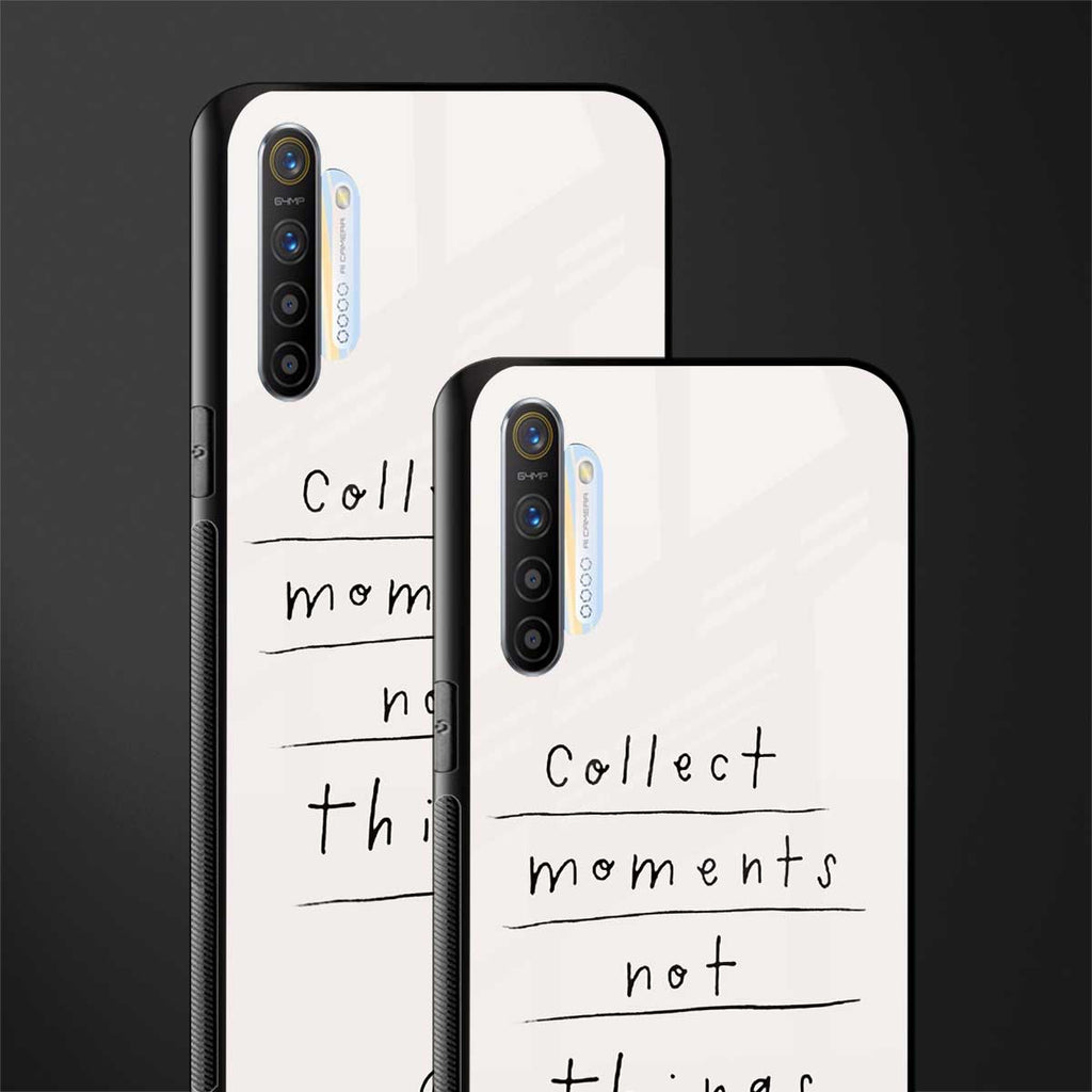 collect moments not things glass case for realme xt image-2