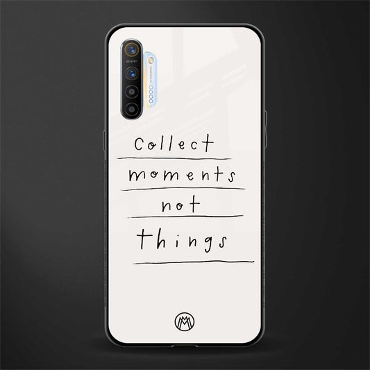 collect moments not things glass case for realme x2 image