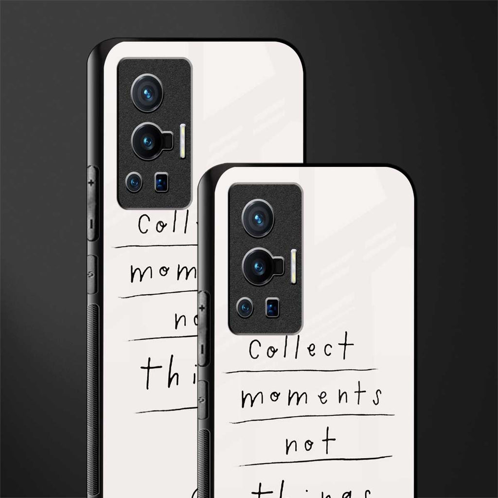 collect moments not things glass case for vivo x70 pro image-2