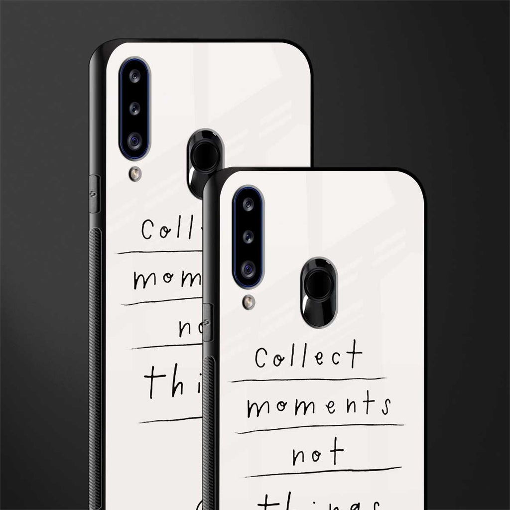 collect moments not things glass case for samsung galaxy a20s image-2