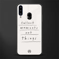 collect moments not things glass case for samsung galaxy a20s image
