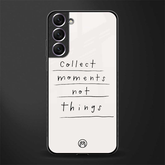 collect moments not things glass case for samsung galaxy s21 image