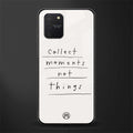 collect moments not things glass case for samsung galaxy s10 lite image