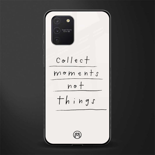 collect moments not things glass case for samsung galaxy a91 image