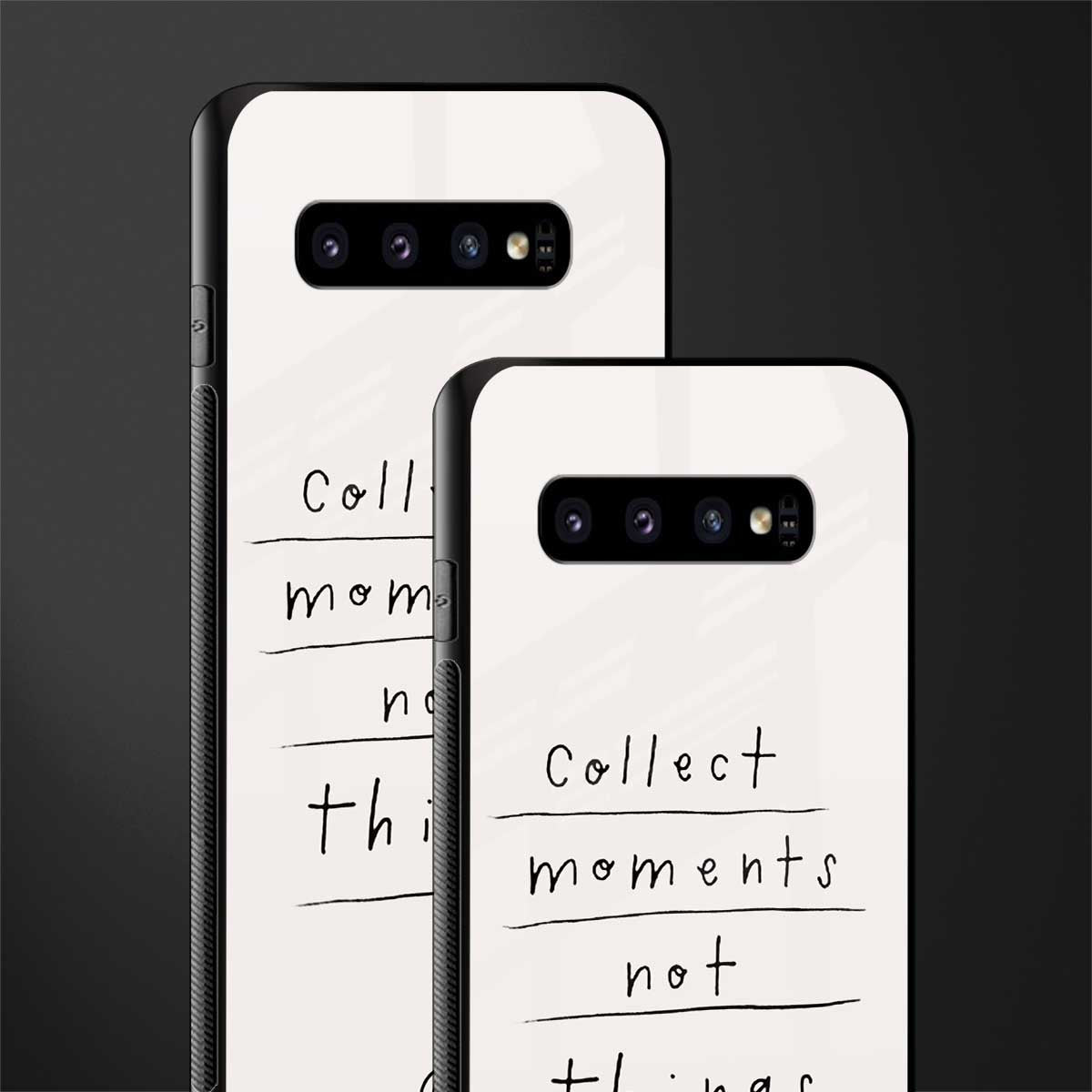 collect moments not things glass case for samsung galaxy s10 image-2