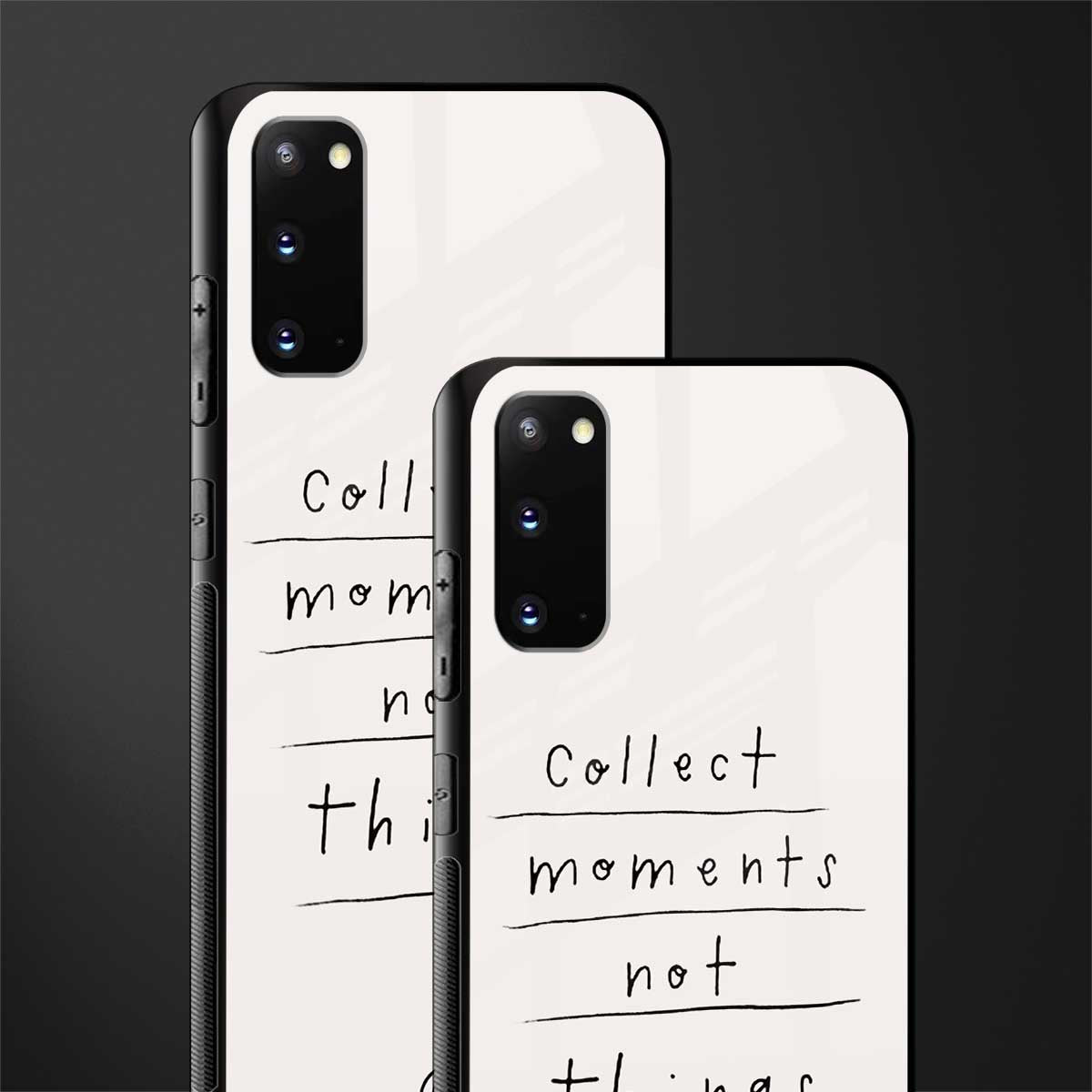 collect moments not things glass case for samsung galaxy s20 image-2