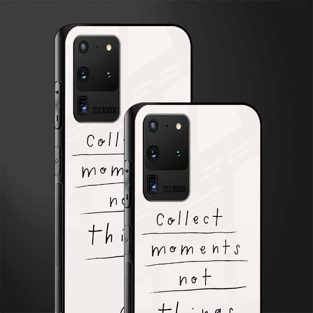 collect moments not things glass case for samsung galaxy s20 ultra image-2