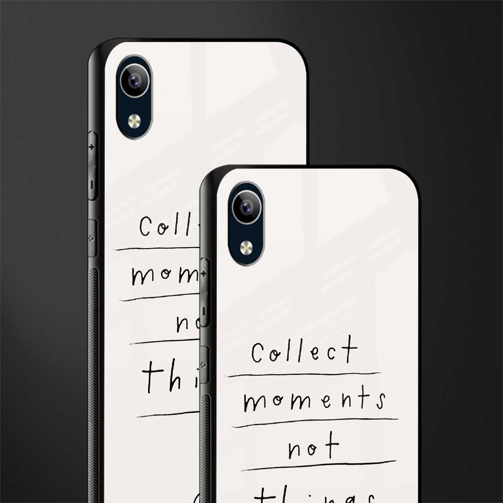 collect moments not things glass case for vivo y91i image-2