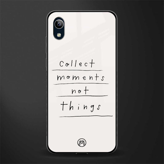 collect moments not things glass case for vivo y1s without fingerprint image