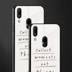 collect moments not things glass case for vivo y91 image-2