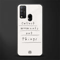 collect moments not things glass case for vivo y30 image