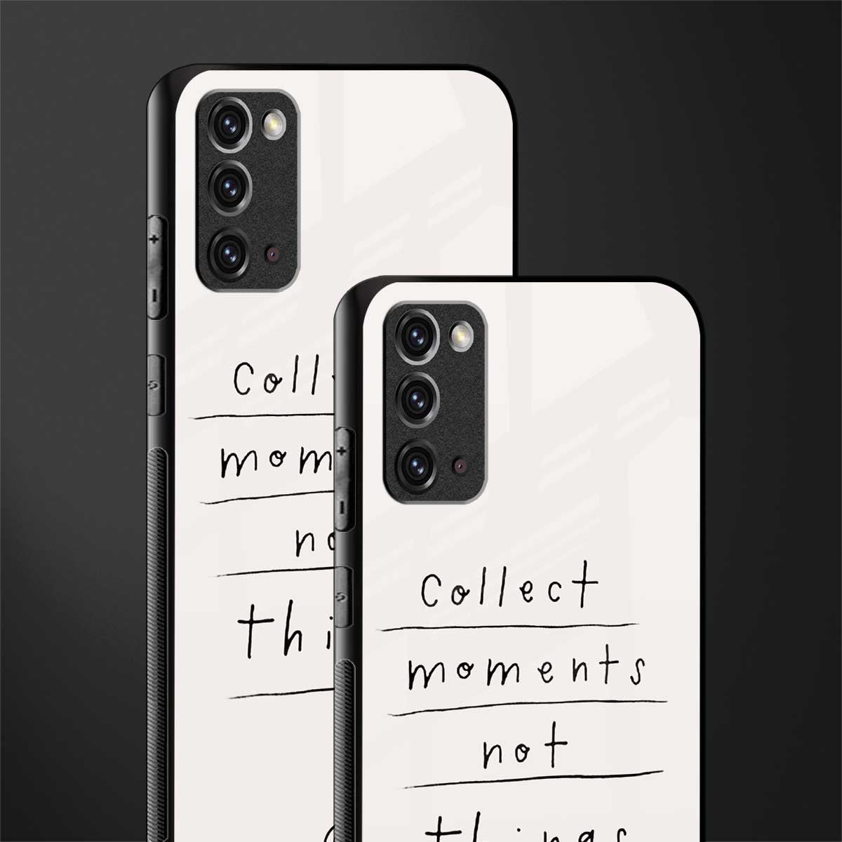 collect moments not things glass case for samsung galaxy note 20 image-2