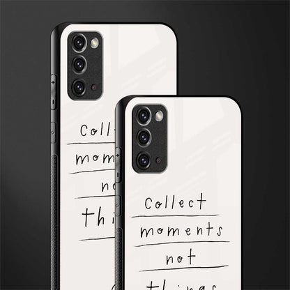 collect moments not things glass case for samsung galaxy note 20 image-2