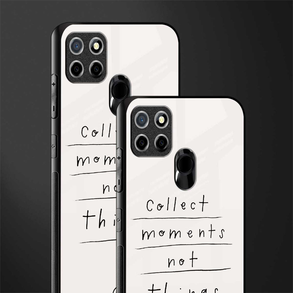 collect moments not things glass case for realme narzo 30a image-2