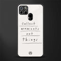 collect moments not things glass case for realme narzo 30a image