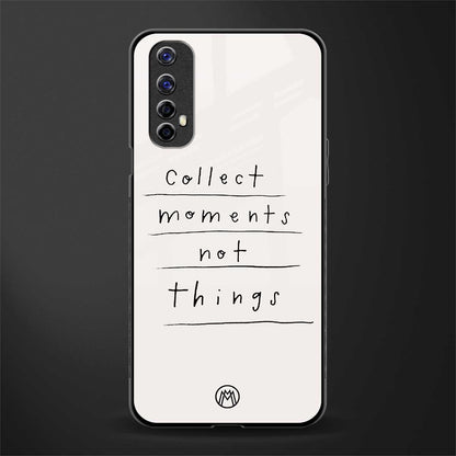 collect moments not things glass case for realme 7 image